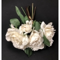 Rose Bouquet White (6) 10"
